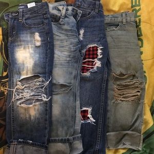 Distressed boys jeans bundle